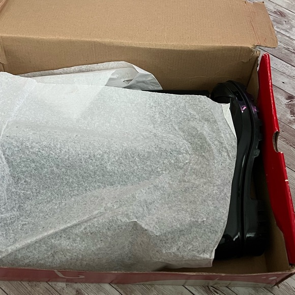 Arizona Black Rain Boots Size 10 - Picture 14 of 14